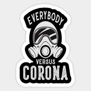 everybody vs corona Sticker